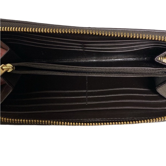 COACH Accordion Zip Wallet In Signature Jacquard - Picture 6 of 6